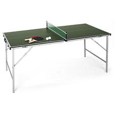 TABLE DE PING PONG PLIABLE PORTABLE INTERIEUR EXTERIEUR 75x153cm LEGERE: 16KG