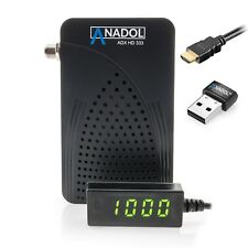 Anadol ADX HD333 Mini Full HD Multistream Sat Receiver inkl. Wlan Stick + HDMI