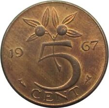 Top Erhaltung: Niederlande 5 Cents 1967