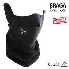 Braga mascara de neopreno para bicicleta moto esquí cuello forro cara snow nuevo
