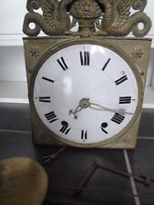 ANCIEN MOUVEMENT MECANISME HORLOGE COMTOISE PENDULE,PENDULUM CLOCK CLOCHE XIXe