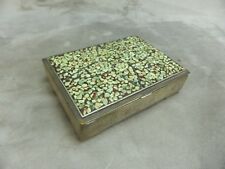 BELLE BOÎTE ancienne, couvercle en mozaïque.