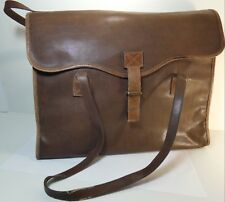 Grande sacoche, cartable serviette en simili-cuir, porte documents