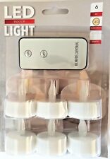 6x LED Teelichter mit Fernbedienung inkl. Batterien flackern Kerze Teelicht Deko