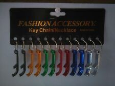 Décapsuleur à bière porte clé alu ouvre bouteille bar 6 couleurs au choix