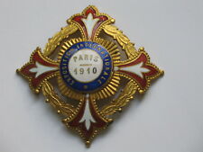 Magnifique Médaille exposition internationale PARIS 1910