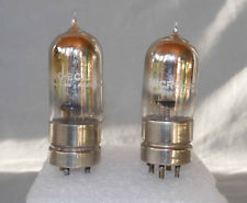 Rare : lot de 2 anciennes lampes tubes radio TSF à pointe « Micro Eclipse »