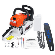 Tronçonneuse a essence scie 20" puissance 58cc Gasoline Chain Saw Petrol Saw Cut