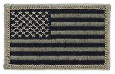 Patch écusson brodé Drapeau USA ETATS UNIS AMERICAIN CAMOUFLAGE NOIR AIRSOFT
