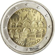 Pièce  2 euros commémorative ITALIE 2017 - 400 ans Basilique Saint-Marc à Venise