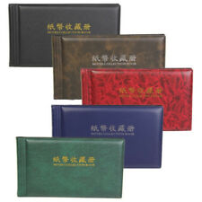 papier argent Poche Portefeuille Currency billets de banque collection album 20