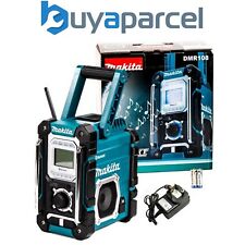 Makita DMR108 Job Site Radio BLUE Bluetooth + USB Charger - 7.2 - 18v Lithium