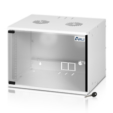 Netzwerkschrank Serverschrank 7U Wandgehäuse 19" 7HE Server Wandschrank Box ARLI