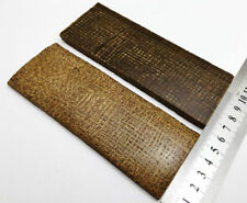 Pair of Jute Micarta Scales for Knife Handle Making Blanks Crafts 12.5x5cm JUTE 