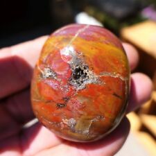 P413 JASPE ROUGE 73g 48mm Galet Pierre de Madagascar lithotherapie red jasper 