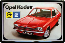Blechschild 20x30 cm Opel Kadett C Kult Auto Youngtimer Werbung Metall Schild