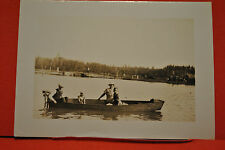 Ancienne Photo Barque à moteur 1936 Original Foto 写真 фото