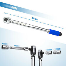 Drehmomentschlüssel 1/2" Zoll 28-210 Nm Ratsche Stecknüsse 17 19 21 - Knarre