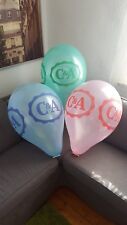 9 riesige C&A Luftballons Looner Qualatex Q18 "für Sammler ein Muss" Ballons XXL