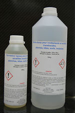 Résine ÉPOXY "TRANSLUCIDES"1 kg revêtements et stratifiés, inclusion ,planches