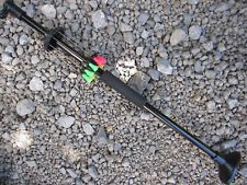 Alu Blasrohr Blowgun + 10 Stahl Dart Pfeile + Pfeilmagazin + Visier + Mundstück