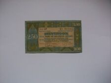 2,50 Gulden Silverbon 1922  Niederlande Bank Serie AF Gold Geld Geldschein rar