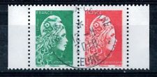 2018 PAIRE MARIANNE L'ENGAGEE  OBLITERE CACHET ROND 12-11-2018