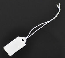 200 Étiquettes de Prix avec fil Papier Blanc 22x13mm