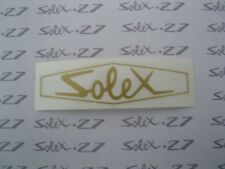 2  AUTOCOLLANTS SOLEX LOSANGE HORIZANTALE FOND TRANSPARENT  VELOSOLEX