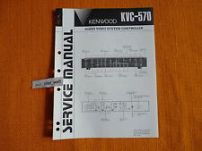 SERVICE MANUAL Kenwood KVC 570 english Service Anleitung
