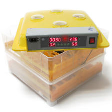 INCUBATRICE 96 UOVA PROFESSIONALE AUTOMATICA GIRAUOVA IGROMETRO + KIT NASCITA