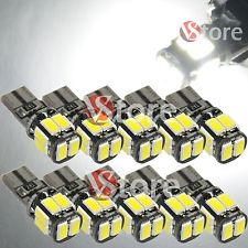 10pz Led T10 Lampade Canbus 10 SMD 5630 No Errore Luci BIANCO Xenon Posizione W5