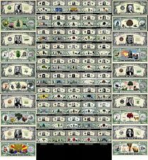 LOT X50 BILLETS DOLLAR Les 50 ETATS AMERICAINS ! COLLECTION Histoire US USA Unis