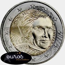 Pièce 2 euros commémorative FRANCE 2018 - Simone Veil - UNC