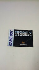 GB Speedball 2 Anleitung - Nintendo Gameboy