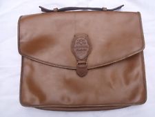 LANCEL Serviette Cartable Sacoche Cuir  MARRON