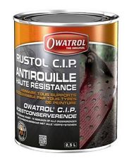 ANTIROUILLE HAUTE RESISTANCE RUSTOL CIP 2.5L CLIMAT MARIN VOITURE BALLAST BATEAU