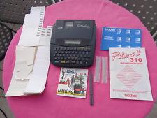 Brother P-touch 310 LETTERING SYSTEM TZ Tape 6-18 mm Etickettiermaschine