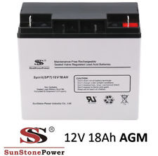 12V 18Ah C20 AGM GEL Akku Blei Batterie Bleigel Gelakku - Sunstone Power