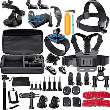 60 Pcs Accessories Set Kit For GoPro Hero 2 3 3+ 4 5 SJCAM Head Chest Strap Pole