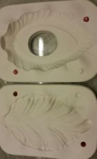 1 Giessform für Keramik MO-986  Battschale oval 23,5 cm lang
