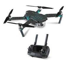 DJI Mavic 2 Pro Zoom Aufkleber Skin Schutzfolie Sticker Folie Exo small Türkis