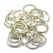 50PCS Anneaux porte-clef anneau brisé Hoop Métal Boucle Accessoires Acier