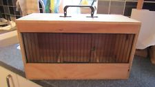 Wooden Show or Display or Transport Box Case for Birds Pigeon etc