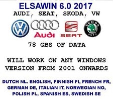 2018 elsawin6.0 FULL Workshop Service & Repair Manual FOR VW SKODA AUDI SEAT DVD