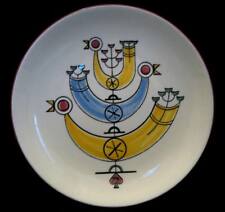 Assiette vintage  - oiseau chandelier - signée