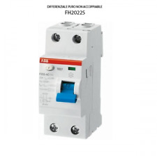 SALVAVITA DIFFERENZIALE PURO INTERRUTTORE ABB FH20225 25A 30MA AC TIPO F427800