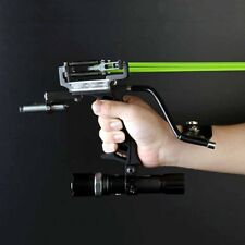 Lance Pierre Noir Fronde Aluminium Metal Laser Pro Plein Air Precision