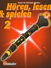 Hören, lesen & und spielen Schule für Klarinette Oehler in B Bb Bd. 2 Noten m CD