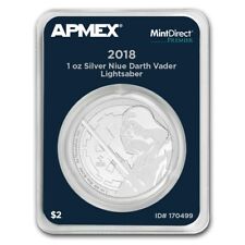 2 $ Dollar Darth Vader Star Wars Niue Island Apmex MD® Premier 1 oz Silber 2018